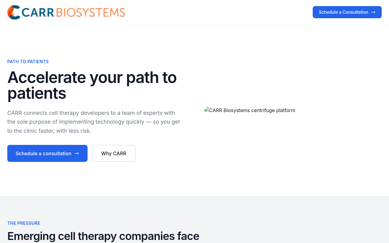 Accelerate landing page preview